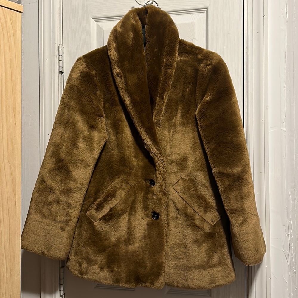 & Other stories fake fur coat